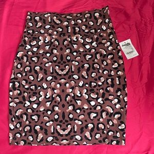 Charlotte Russe Animal Print Pencil Skirt